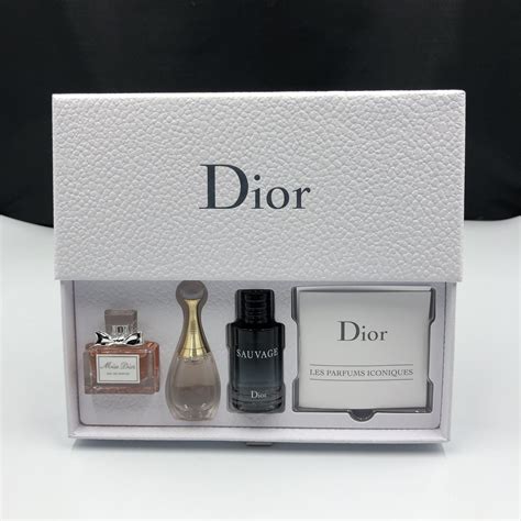 dior deluxe miniature gift|christian dior perfume sampler set.